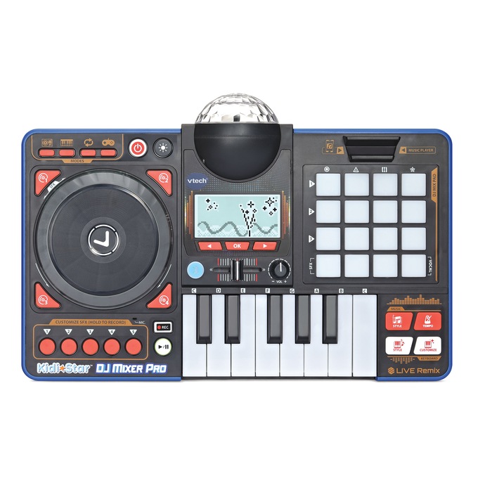 VTech Kidi Star DJ Mixer Pro, Black, large