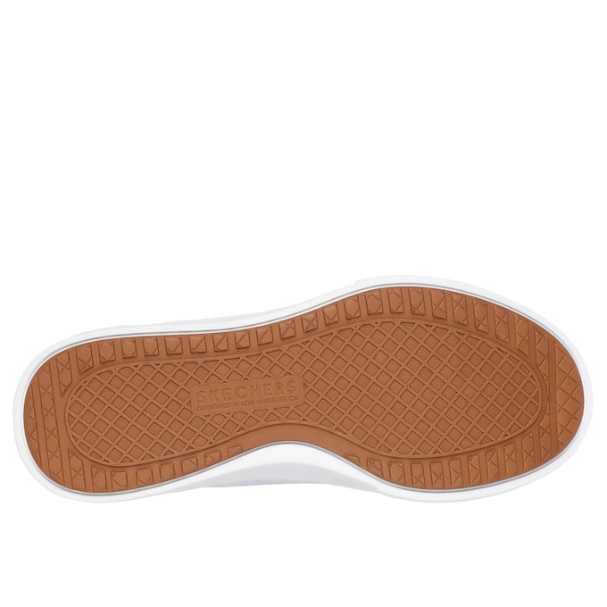 Skechers Men's Slip-Ins Arch Fit Arcade - Good 2 See Ya Sneaker, White, large
