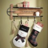 Sherpa Snowman Stocking, , large
