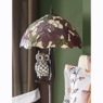 Stained Glass Owl Floor Lamp, , large