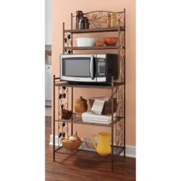 Autumn Leaves Microwave Stand, , large