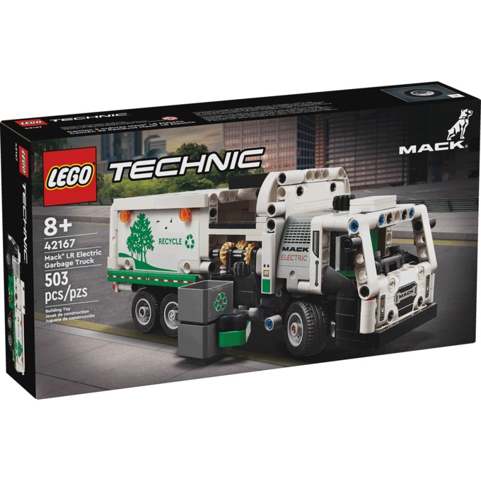 LEGO Technic Mack LR Electric Garbage Truck, , large
