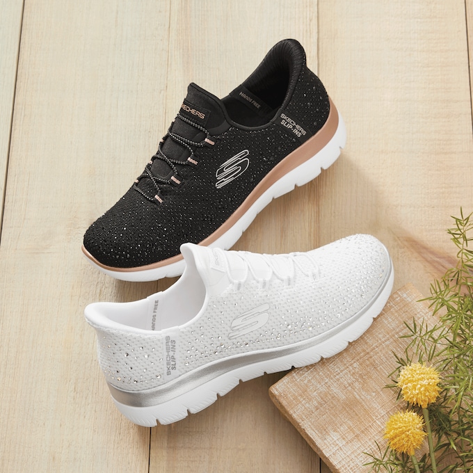 Skechers Women&rsquo;s Slip-Ins Summits Brilliant Shine Shoe, , large