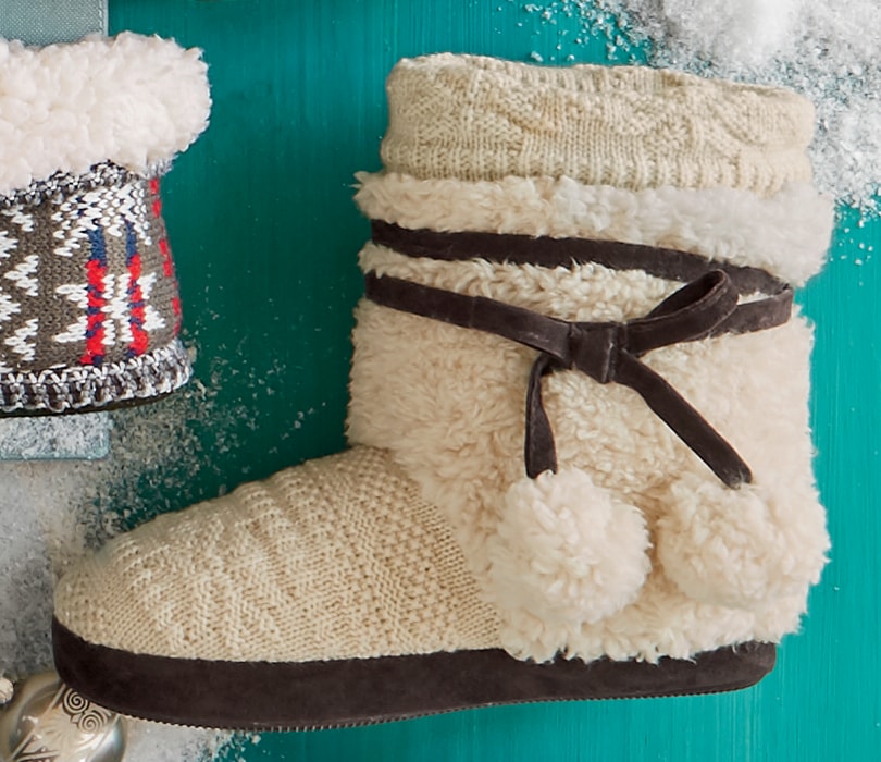 muk luks slipper boot