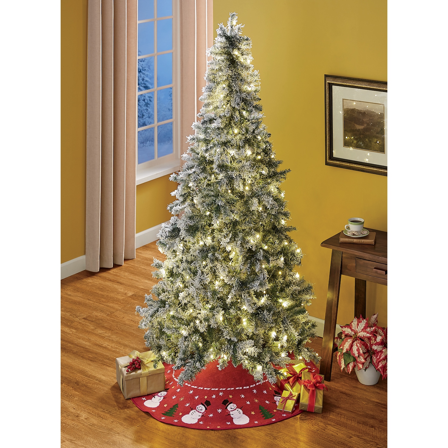 Flocked Tree Ginny's