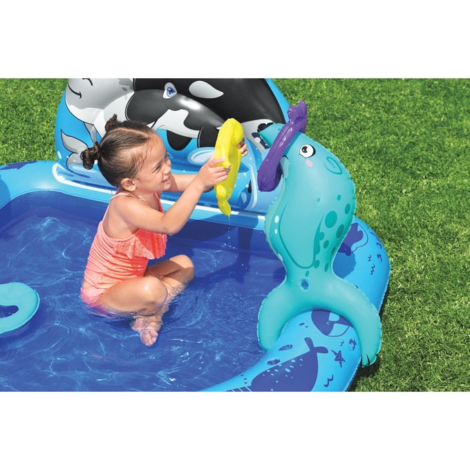 Bestway H2OGO! Polar Pals Kids Inflatable Water Play Center, , large