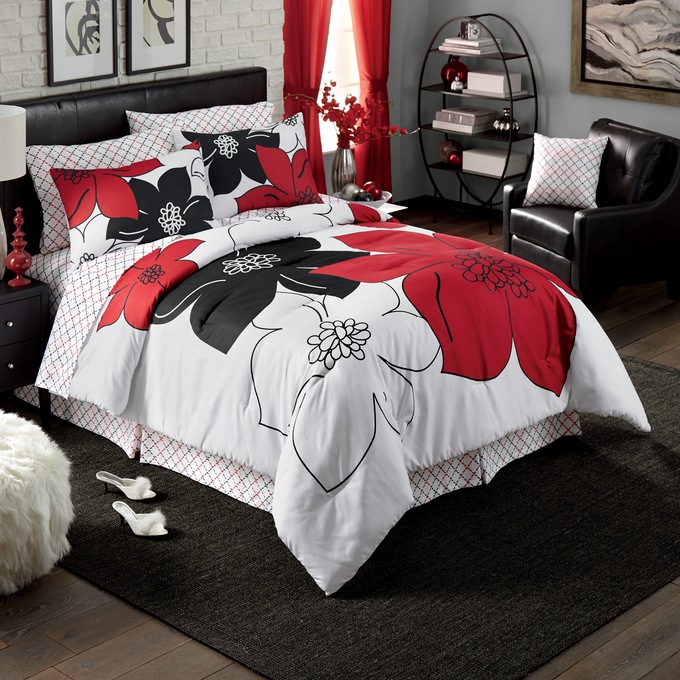 Melina Bed Set, Accent Pillow and Window Treatments, , large