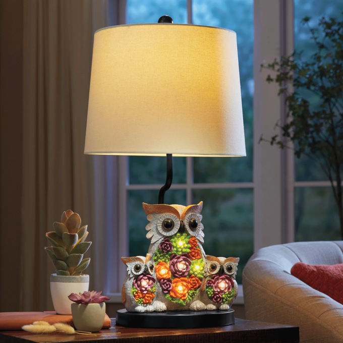 Animal Themed Succulent Lamp