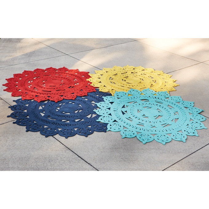 Solstice Braided Indoor/Outdoor Rug - 4' Diam., , large