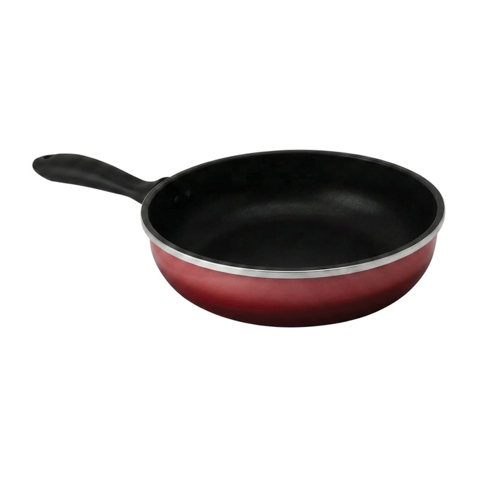 Gradient 10-Piece Aluminum Cookware Set, Red, large