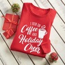 Coffee and Holiday Cheer T-Shirt, , large