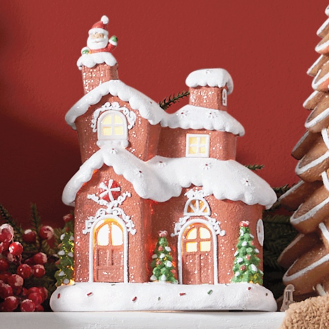 Santa’s Gingerbread House, , large