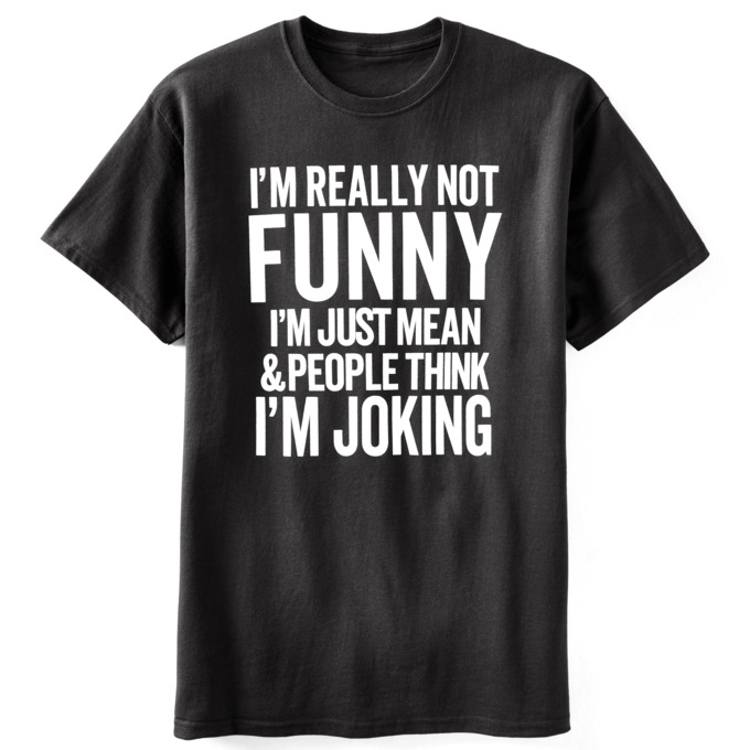 I'm Joking Tee, , large