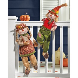 Set Of 2 Scarecrow Porch Huggers, , large