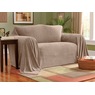 Textured Plush Furniture Throw, , large