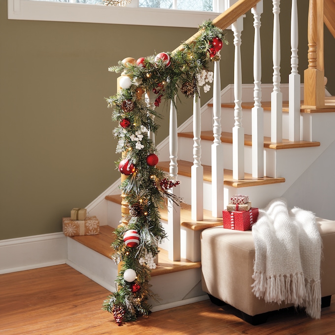 Snowberry Sparkle Garland, Multi, large