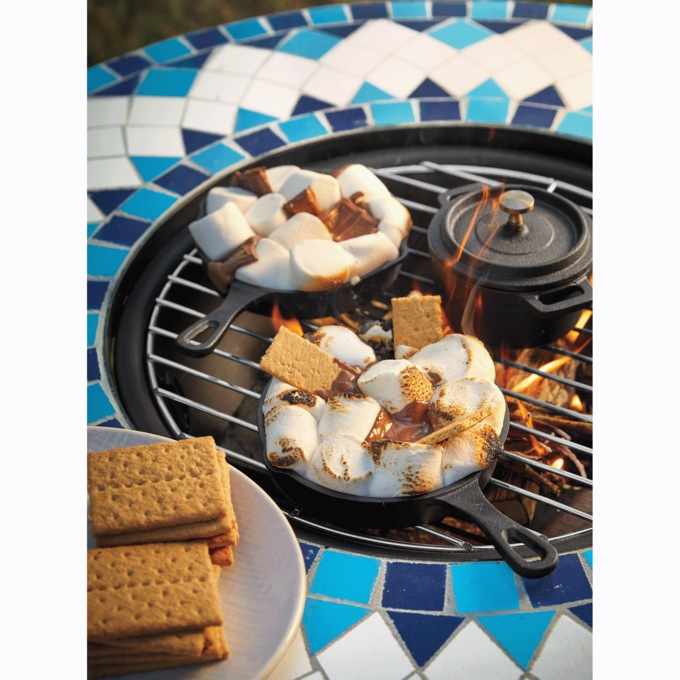 4-Piece Pre-Seasoned Cast Iron Mini Cookware Set, , large