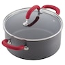 Rachael Ray&reg; 11-Piece Create Delicious Hard-Anodized Cookware Set, Red, large