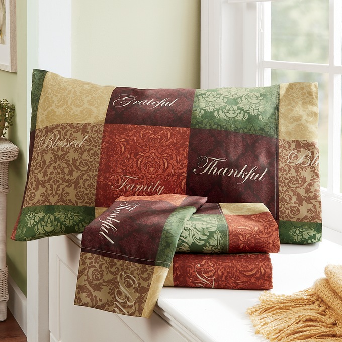 Patchwork Sentiments Sheet Set, , large