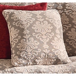 Damask Stretch Pillow Cover, , large
