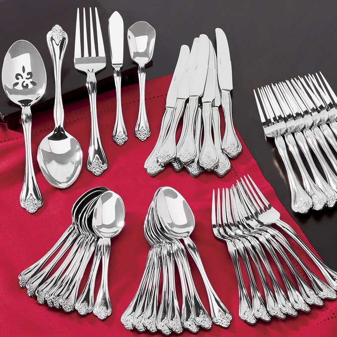 45Piece Boutonniere Flatware Set by Oneida Ginny's