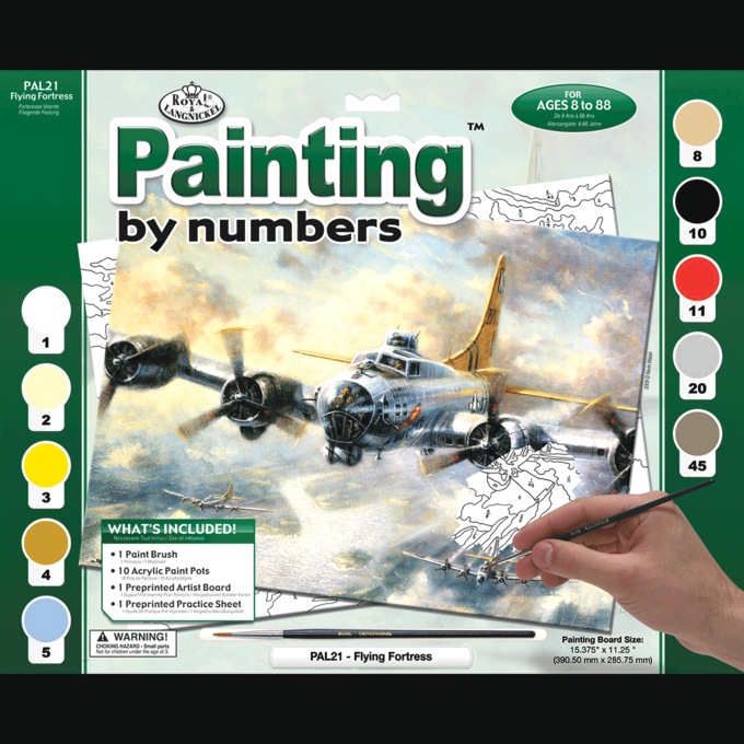 Adult Pre-Printed Paint-by-Number Kit, , large