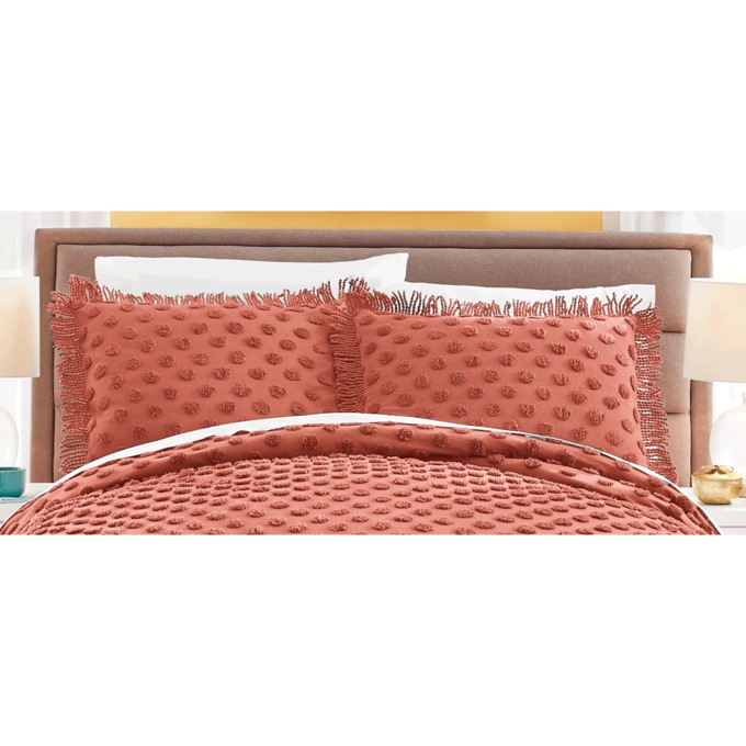 Color Connection Autumn Chenille Dot Sham, , large