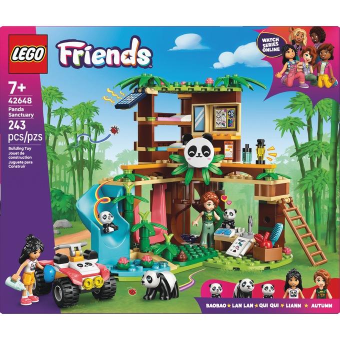 LEGO Friends Panda Sanctuary Animal Care, , large