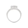 Diamond Round Cluster Ring, , large