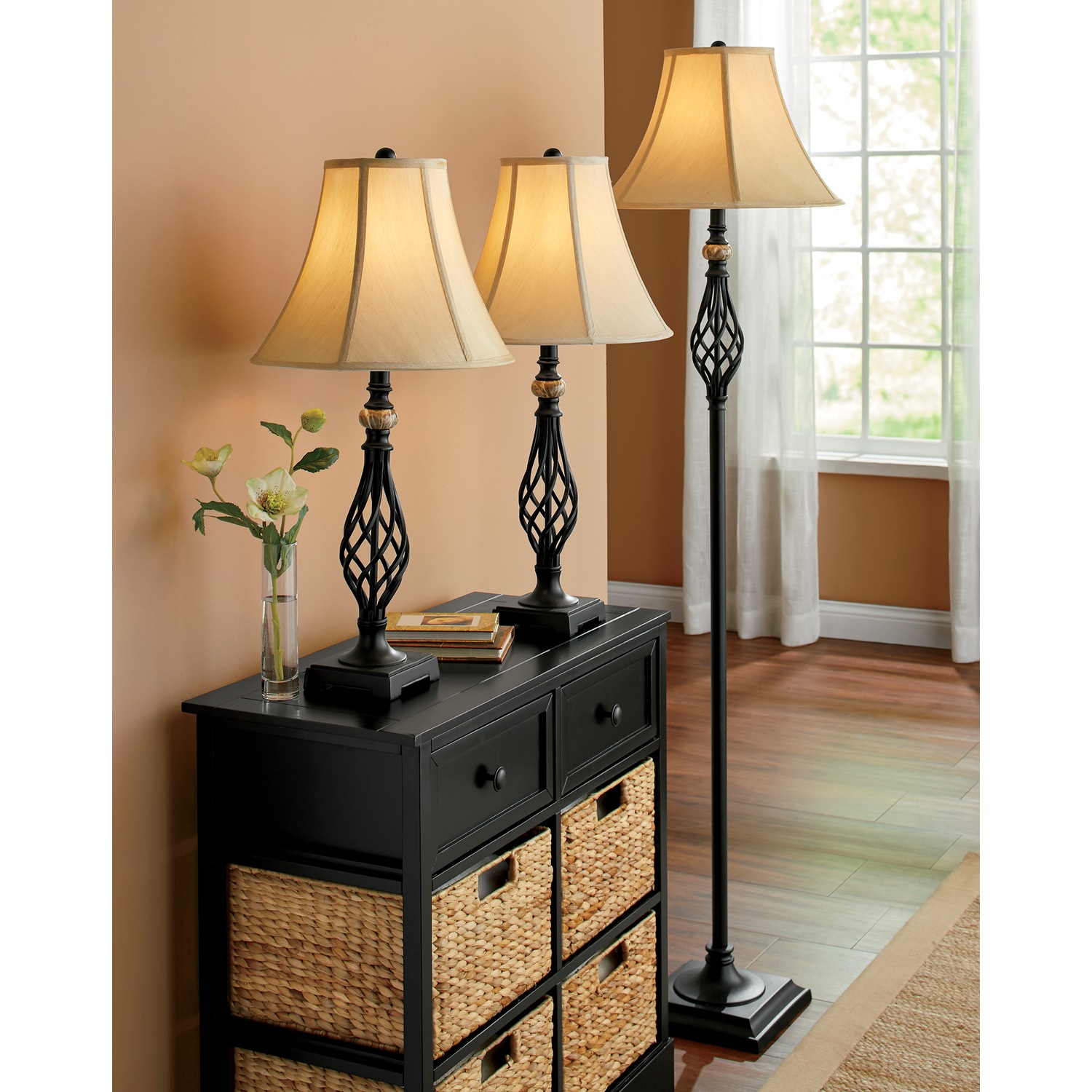 3 Piece Floor And Table Lamp Set Ginny S