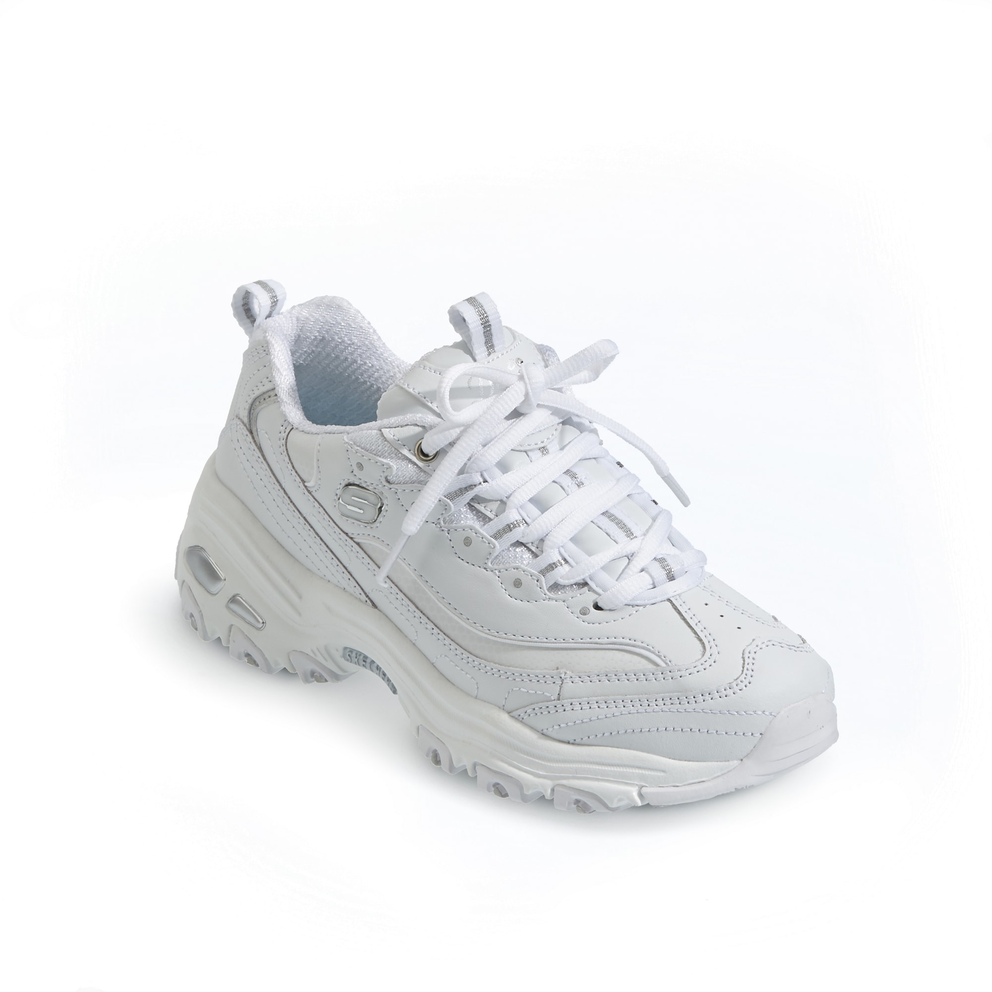 sketchers white shoes women