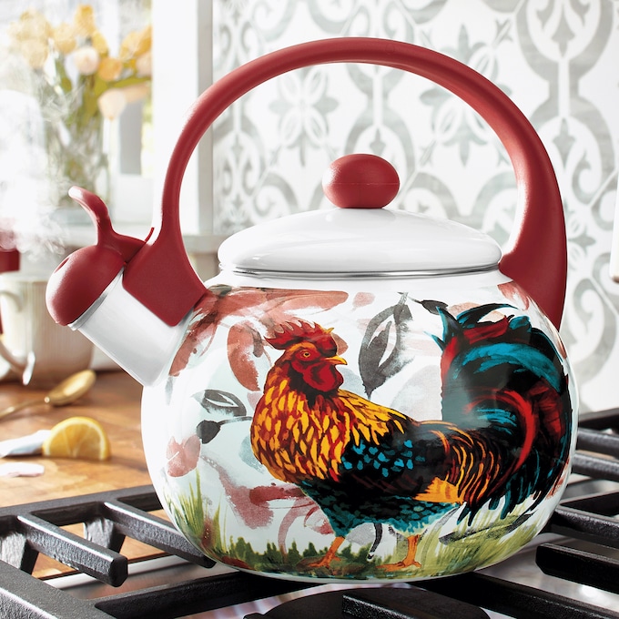 Rooster Whistling Tea Kettle