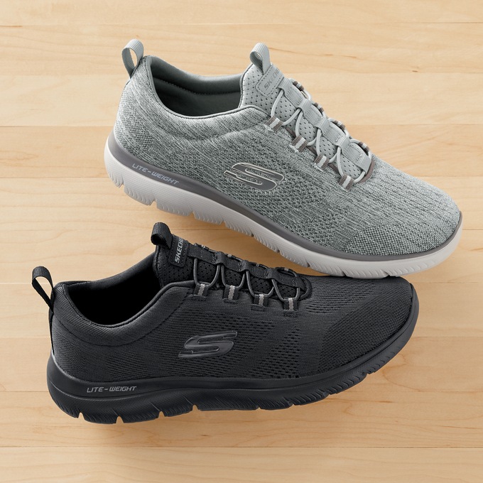 Skechers summits bungee lace trainers new arrivals