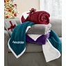 Cozy Textured Fleece Sherpa Reversible Throw, , large