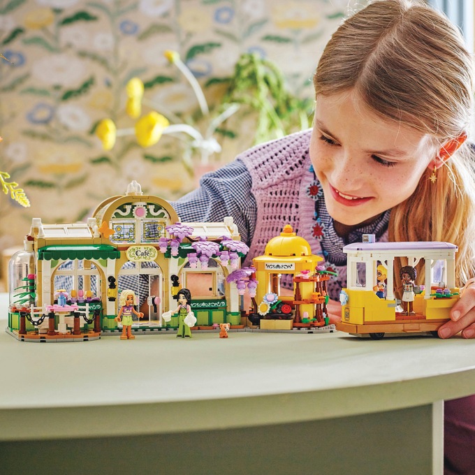 LEGO Friends Plant Café & Flower Shop, , large