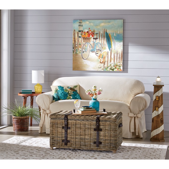 Rattan Coffee Table, , large