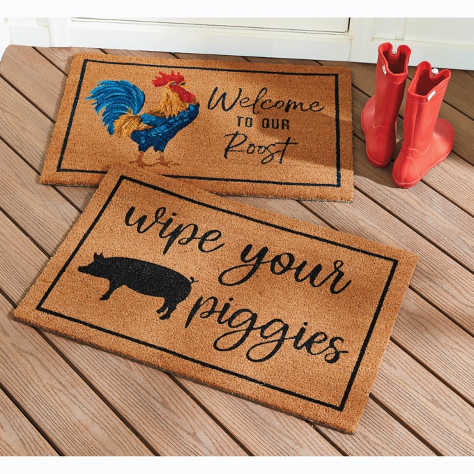 Farmhouse Friends Coir Mat, , large