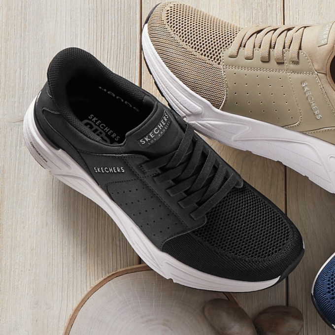 Skechers Men's Slip-Ins Rovino Lite Shoe with Memory Foam and 2" Platform, , large