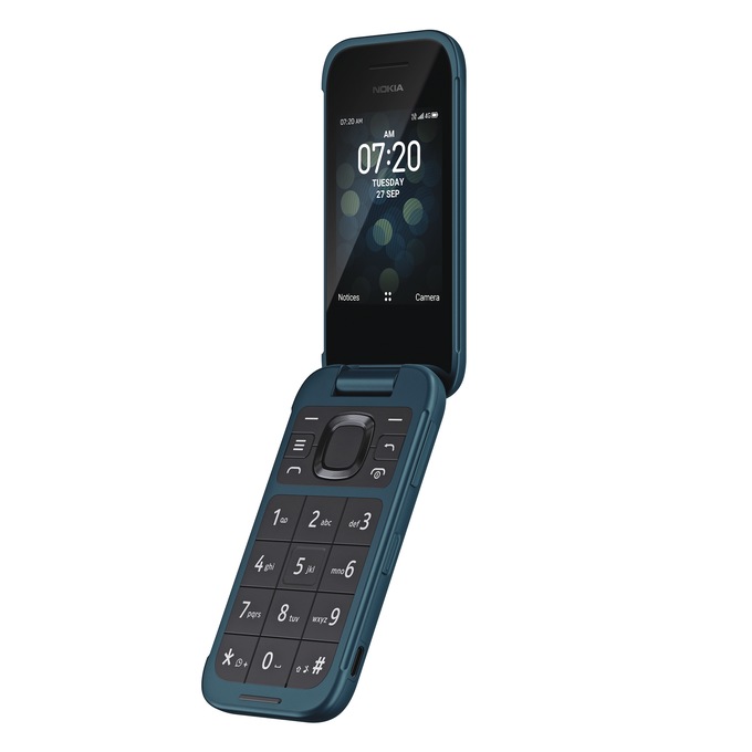 Nokia 2780 Flip Phone, Blue, large