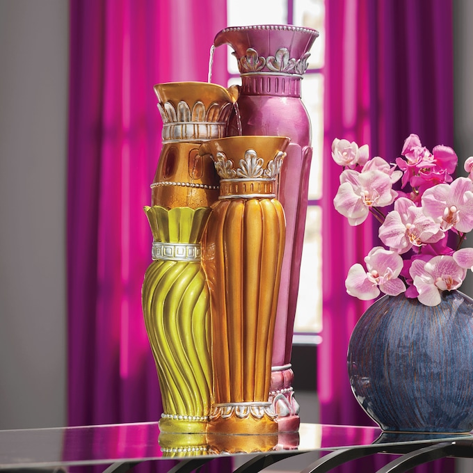 Jeweltone Pots Fountain, , large