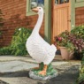 Outdoor Wanda Waddlesworth Decorative Porch Goose Statue, , large
