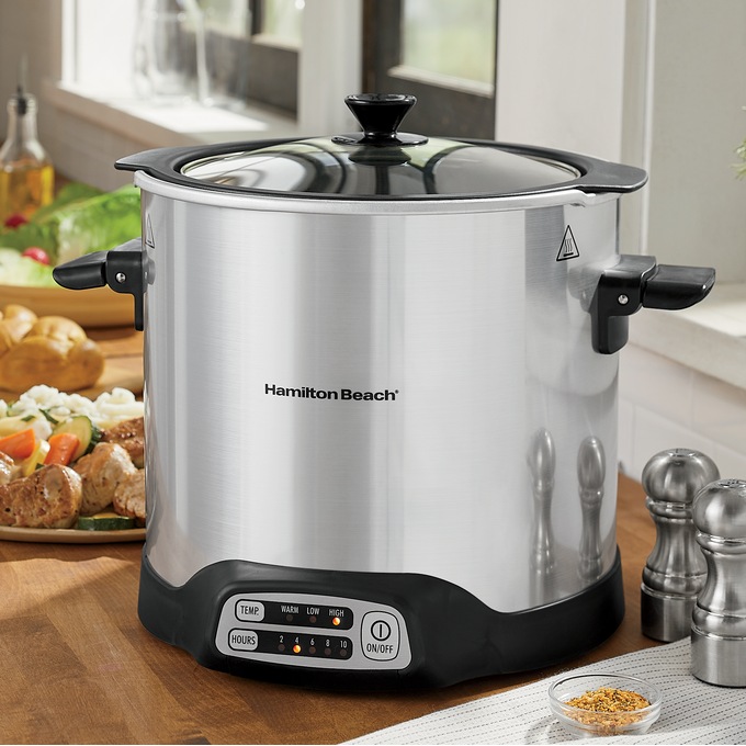 Hamilton Beach Sear and Cook 10-Qt. Stockpot Slow Cooker, , large