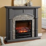 Faux Brick Fireplace, , large