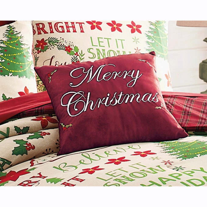 Christmas Nostalgia Accent Pillow, , large