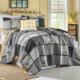 Etta Oversized Quilt and Sham, , large