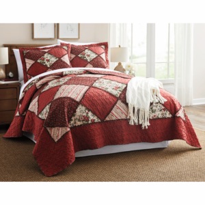 Alexa Ruffled Quilt, , large