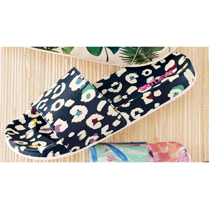 MUK LUKS Pool Party Printed Slide, , large