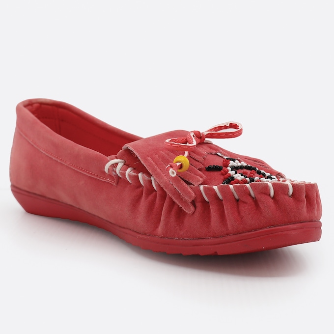 Beaded Women's Moccasin with Arch Support, , large