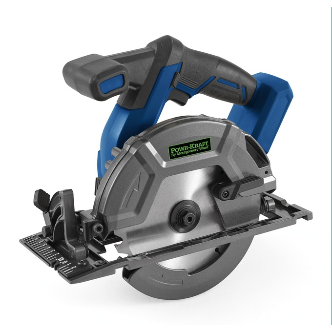 Powr-Kraft 20V Circular Saw, Battery and Battery Charger by Montgomery Ward, , large
