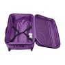 Montgomery Ward Personalized 3-Piece Soft-Sided Carry-On Set, Purple, large